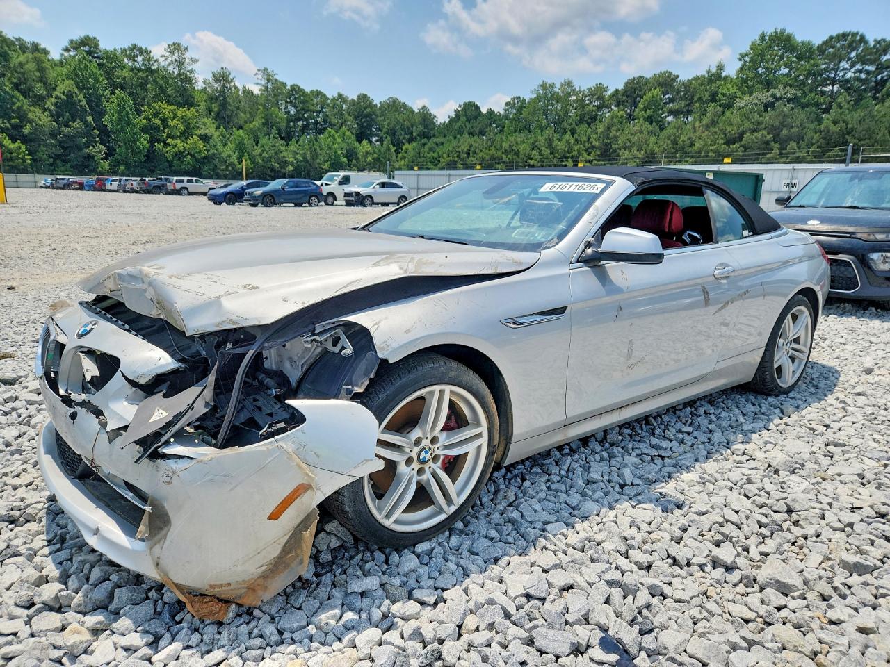 2012 BMW 6 Series 650i, VIN WBALZ3C5XCDL71401 — Front end