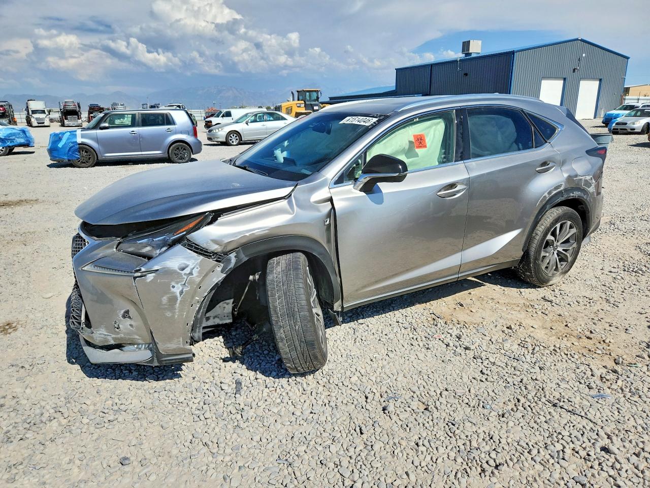 2016 Lexus NX F Sport, VIN JTJBARBZ8G2079953 — Front end