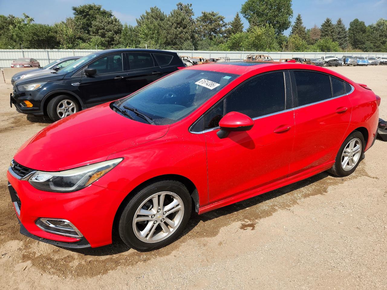 2018 Chevrolet Cruze LT, VIN 1G1BE5SM7J7134917 — Rear end
