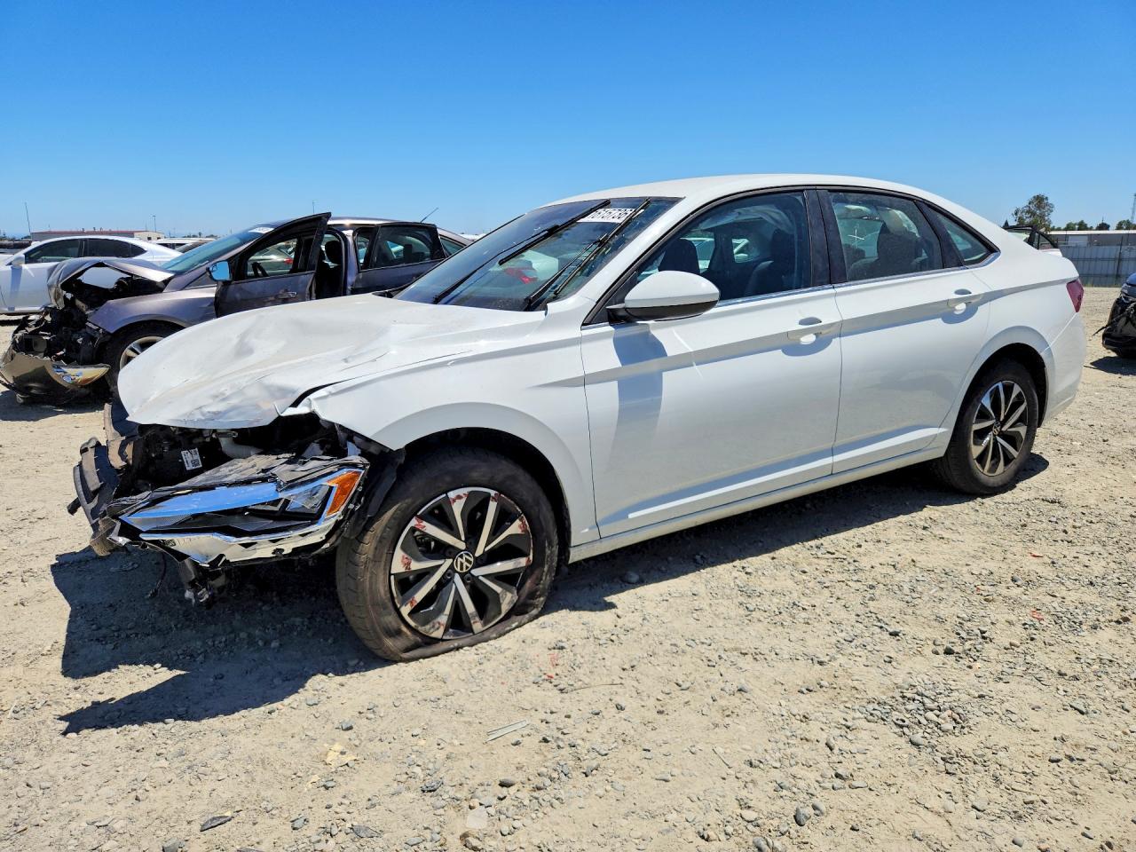 2024 Volkswagen Jetta S, VIN 3VW5M7BU8RM044158 — Front end