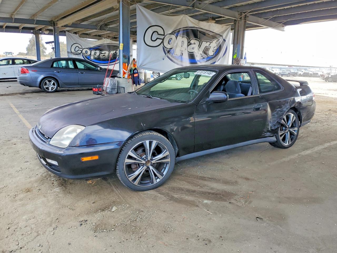 2001 Honda Prelude, VIN JHMBB62401C000178 — Бок