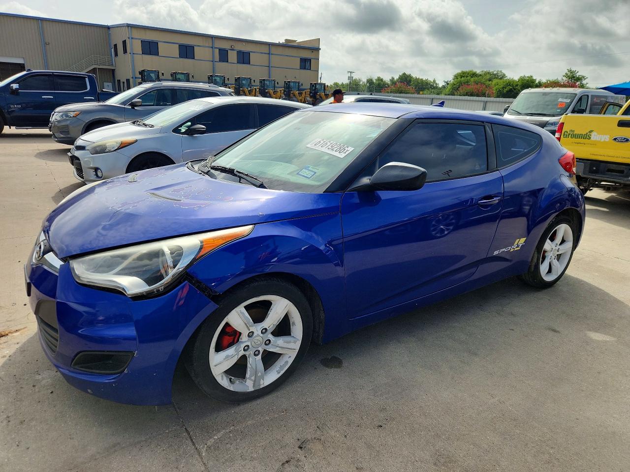 2013 Hyundai Veloster w/Gray Int, VIN KMHTC6AD3DU140899 — All over