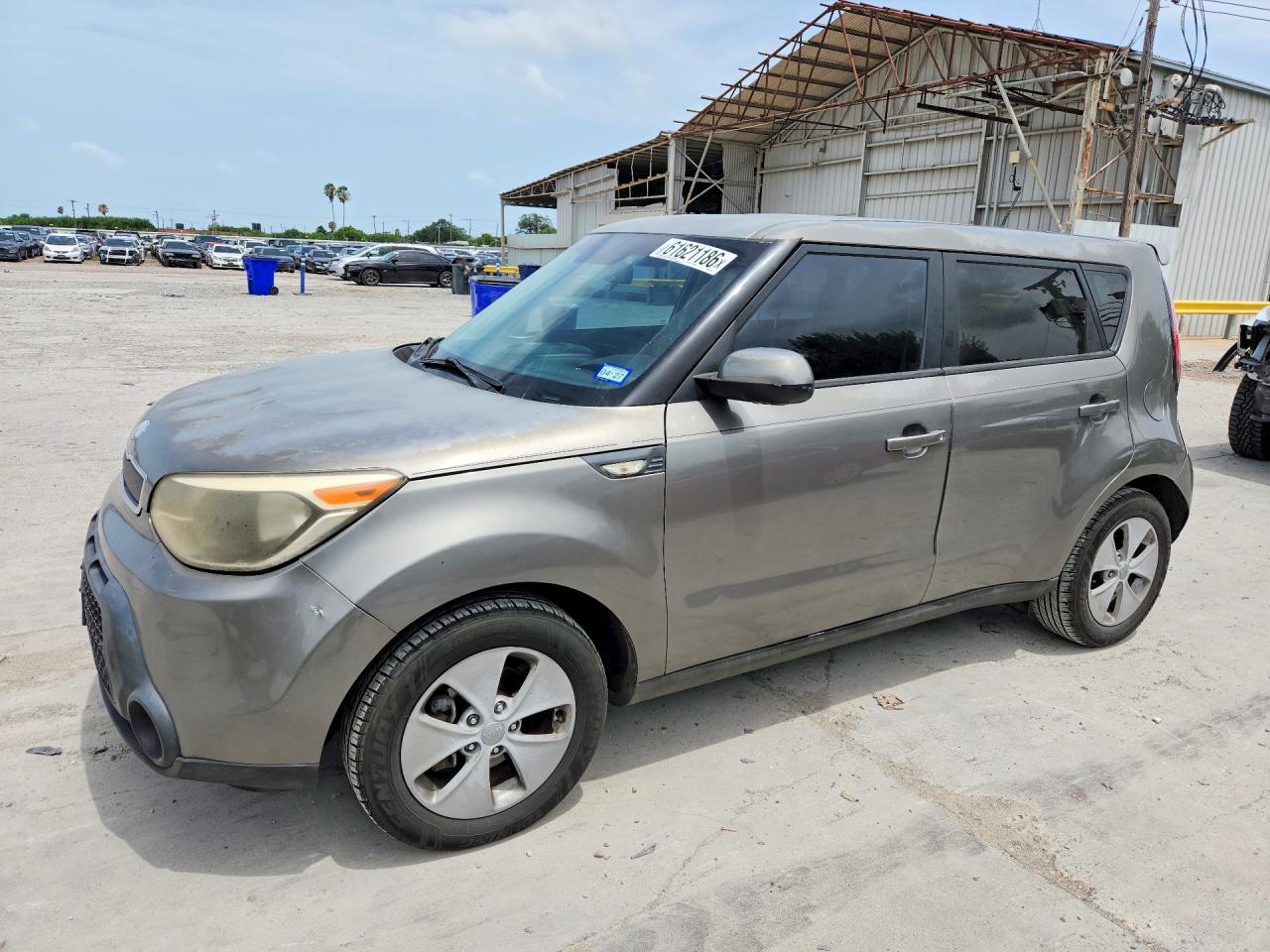 2014 Kia Soul, VIN KNDJN2A28E7053755 — Front end