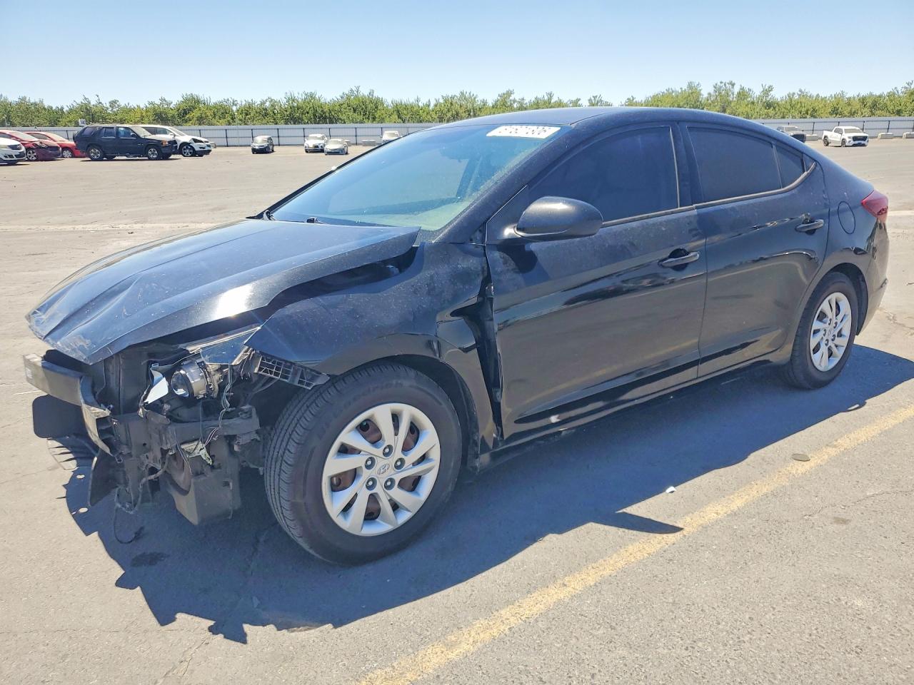 2019 Hyundai Elantra SE, VIN 5NPD74LF7KH496196 — Front end