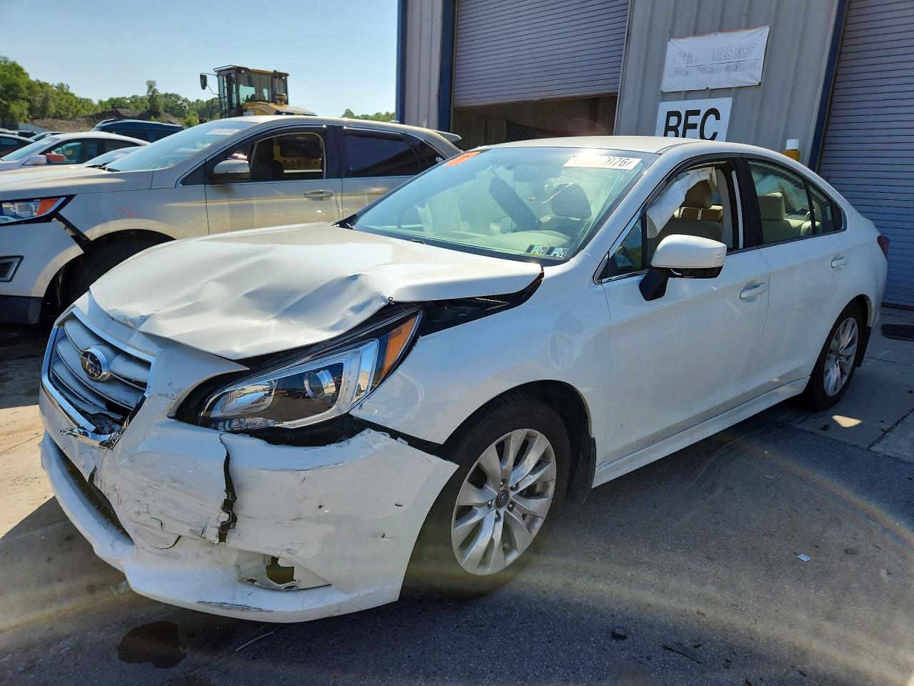 2017 Subaru Legacy Premium, VIN 4S3BNAC66H3028315 — Front end