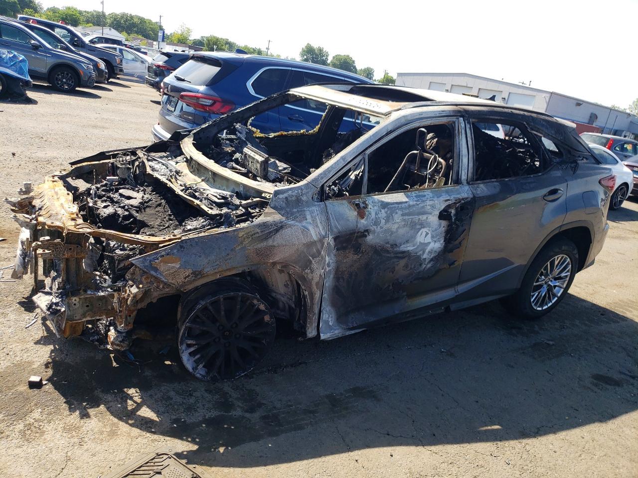 2017 Lexus RX 350 F Sport, VIN 2T2BZMCA4HC086095 — Burn