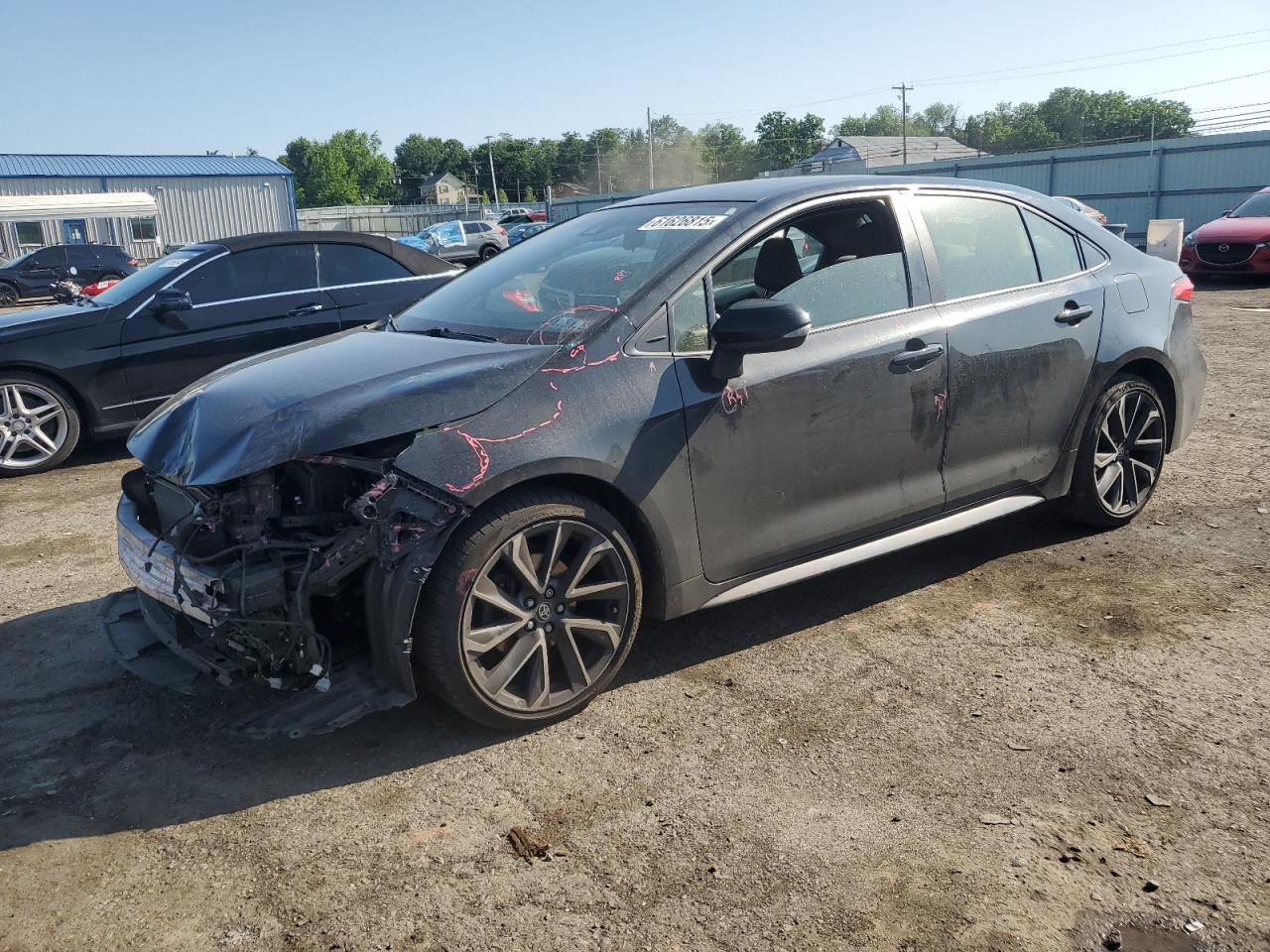 2021 Toyota Corolla SE, VIN JTDS4MCE6MJ063454 — Auction photo