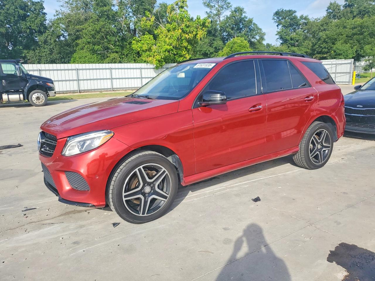 2017 Mercedes-Benz GLE 350, VIN 4JGDA5JB7HA826888 — Обычный износ