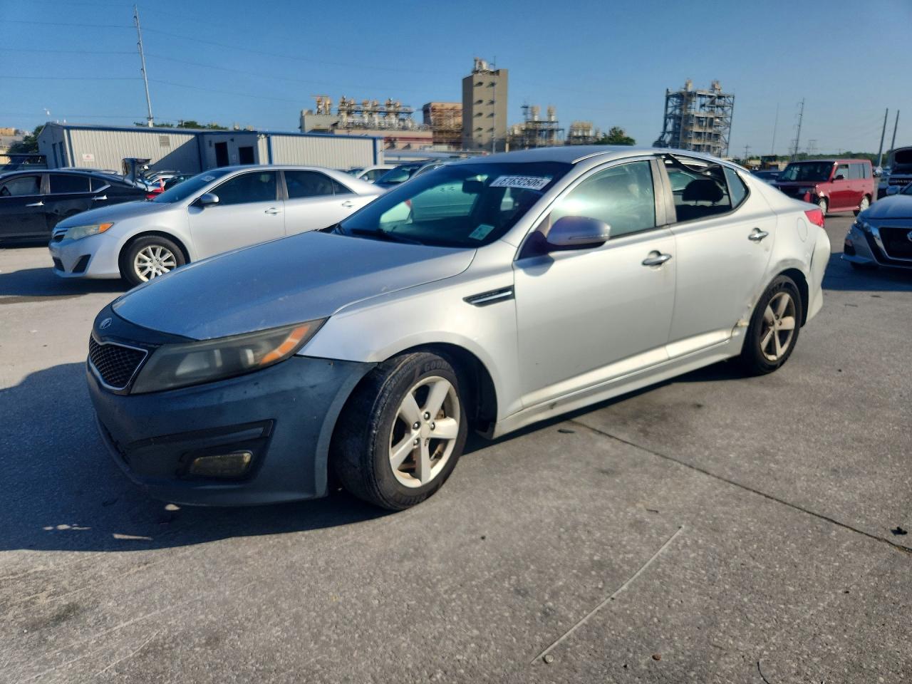 2015 Kia Optima LX, VIN 5XXGM4A72FG354051 — Vandalism