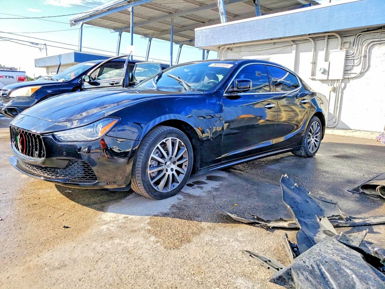 2014 Maserati Ghibli, VIN ZAM57XSAXE1128131 — Side