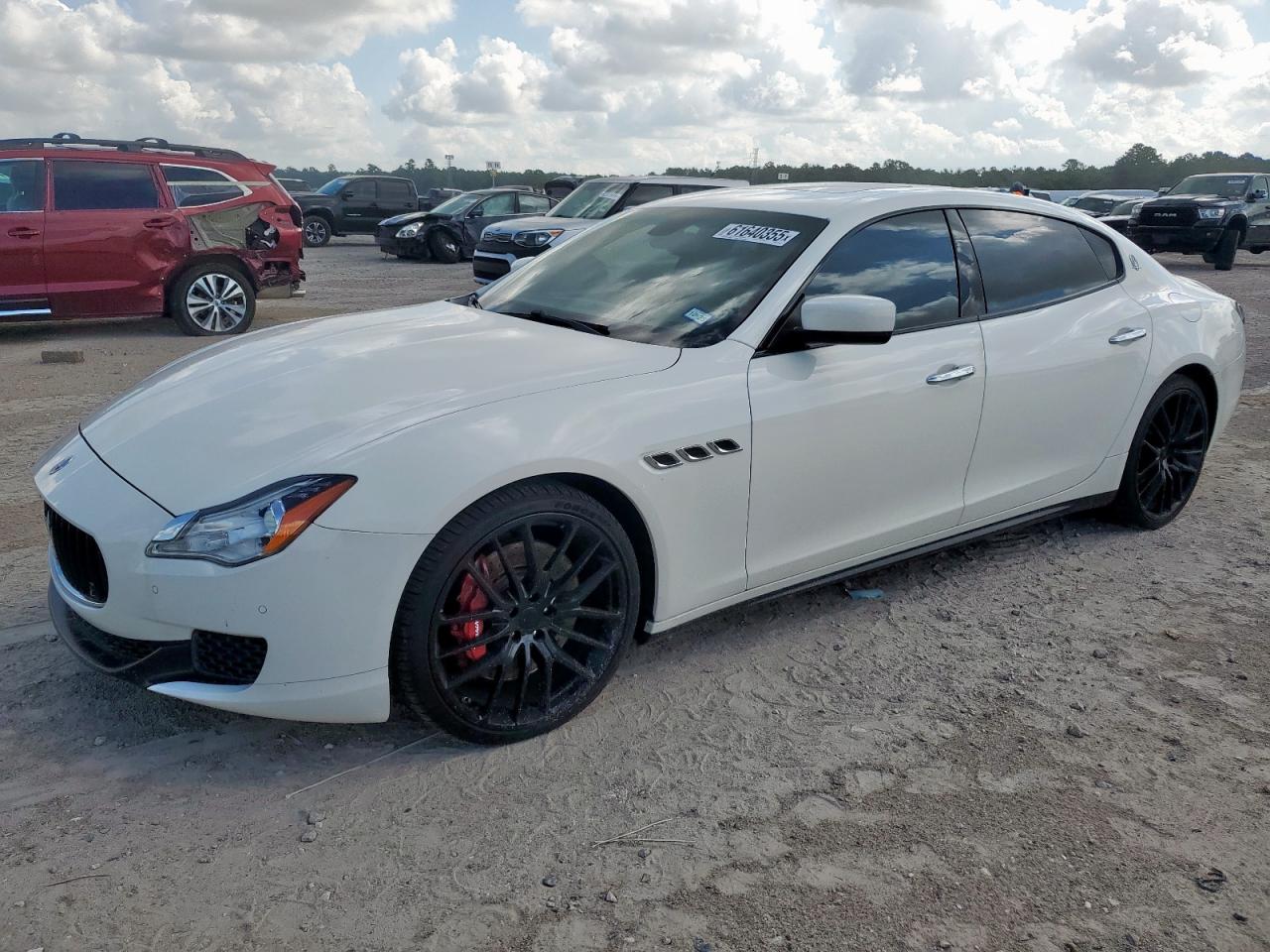 2014 Maserati Quattroporte GTS, VIN ZAM56PPA4E1084669 — Water / flood