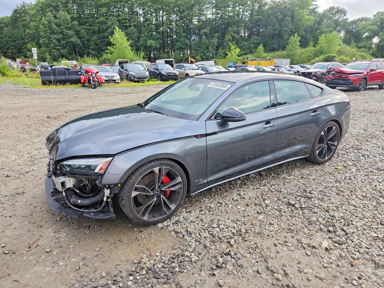 2022 Audi S5 Sportback Premium Plus, VIN WAUC4CF56NA034416 — Front end