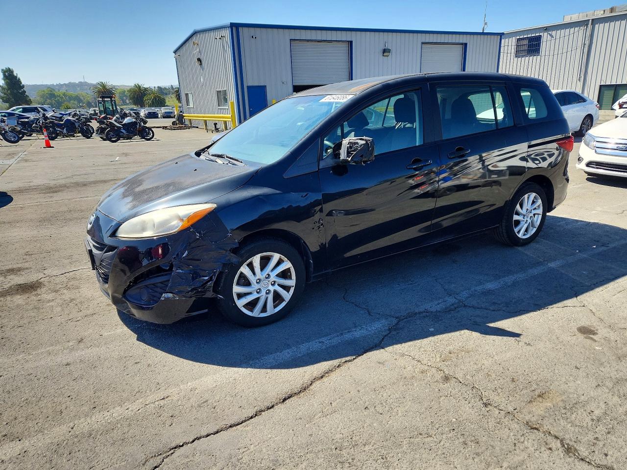 2012 Mazda 5 Sport, VIN JM1CW2BL8C0109695 — Front end