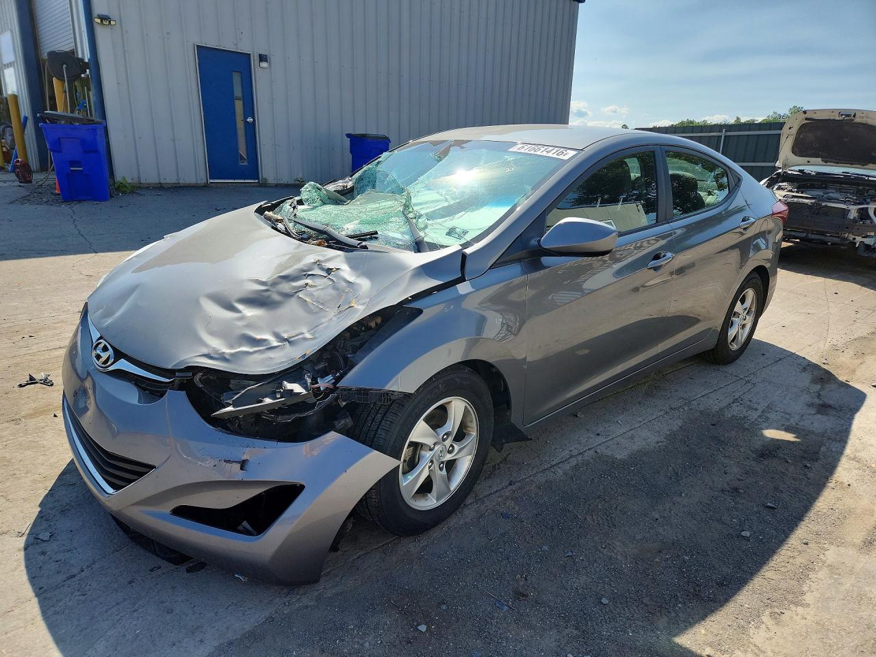 2014 Hyundai Elantra SE, VIN 5NPDH4AE4EH513550 — Roof