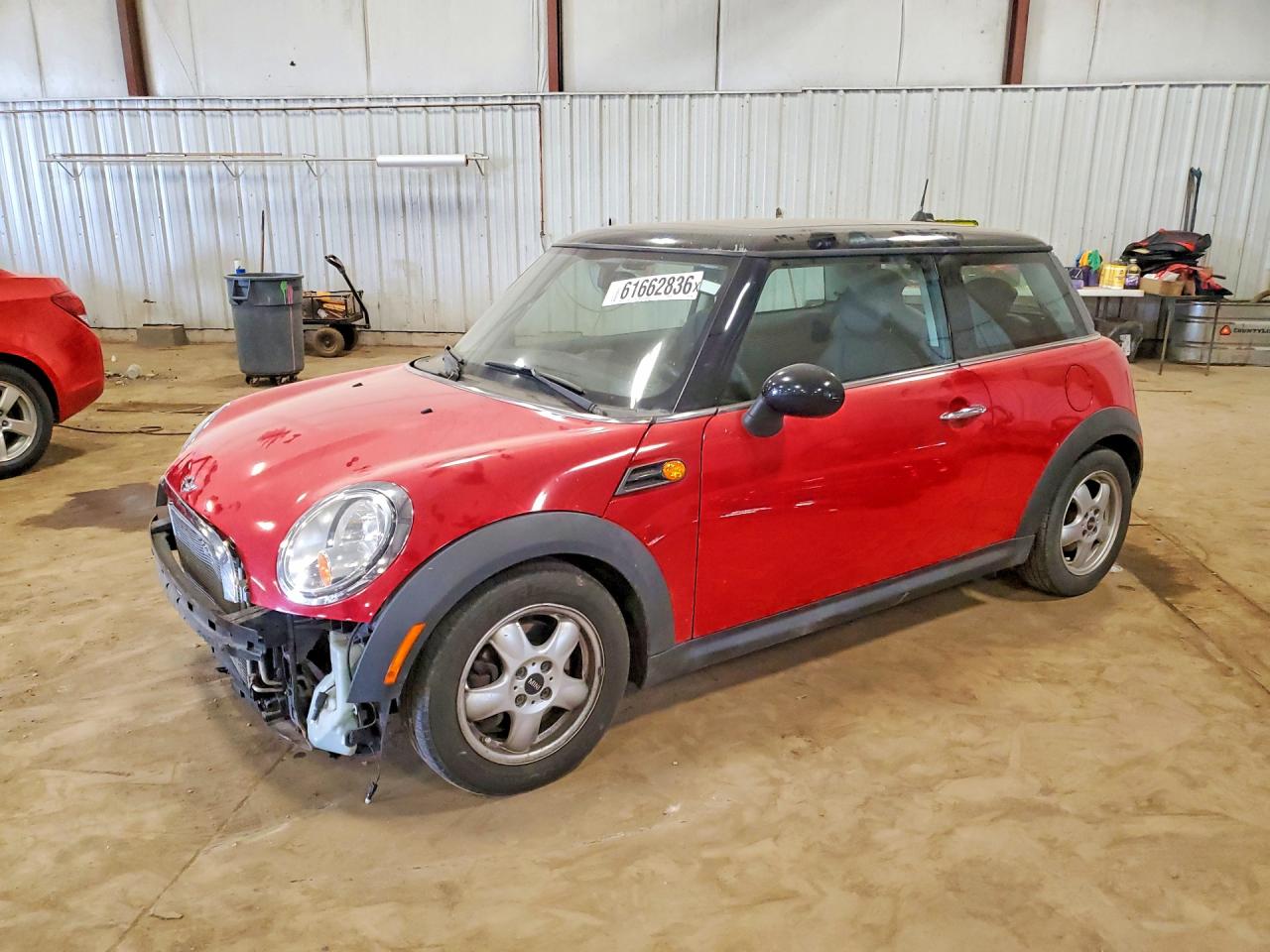 2011 MINI Hardtop, VIN WMWSU3C58BT098537 — Front end
