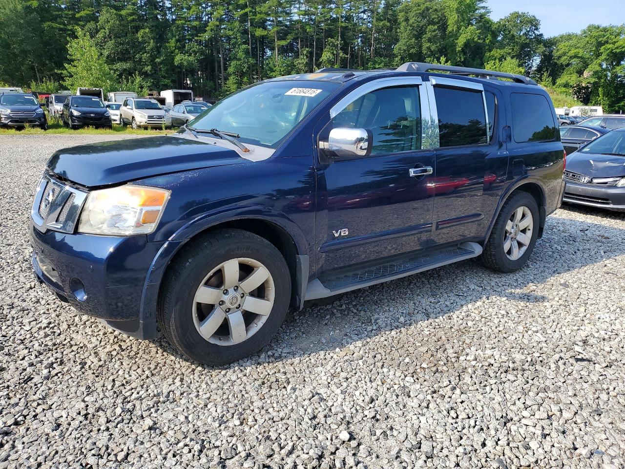 2008 Nissan Armada LE, VIN 5N1AA08C08N631437 — Front end