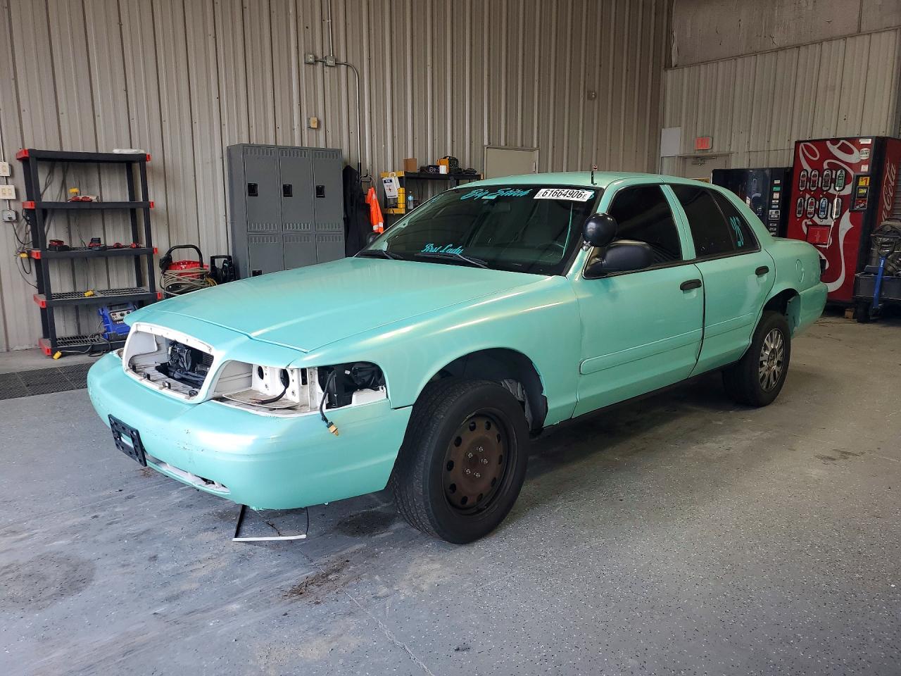 2008 Ford Police Interceptor, VIN 2FAHP71V48X180345 — Side