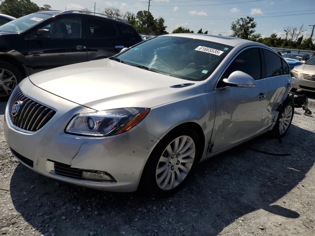 2013 Buick Regal Turbo Premium 2, VIN 2G4GT5GV7D9249083 — Зад