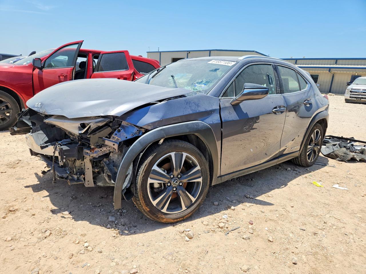 2019 Lexus UX 250h, VIN JTHU9JBH1K2019419 — Front end