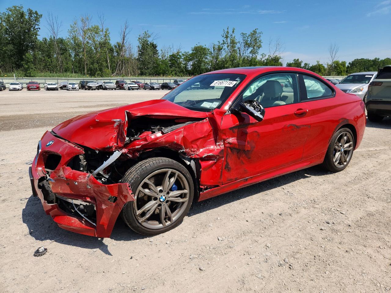 2016 BMW 2 Series M235i xDrive, VIN WBA1J9C53GV696473 — Front end