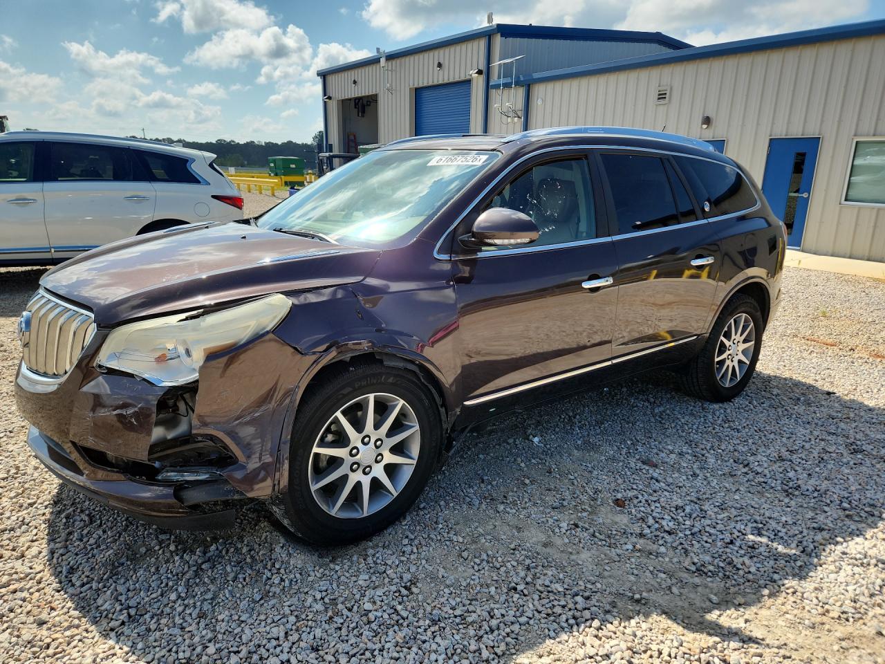 2015 Buick Enclave Leather, VIN 5GAKRBKDXFJ196253 — Front end