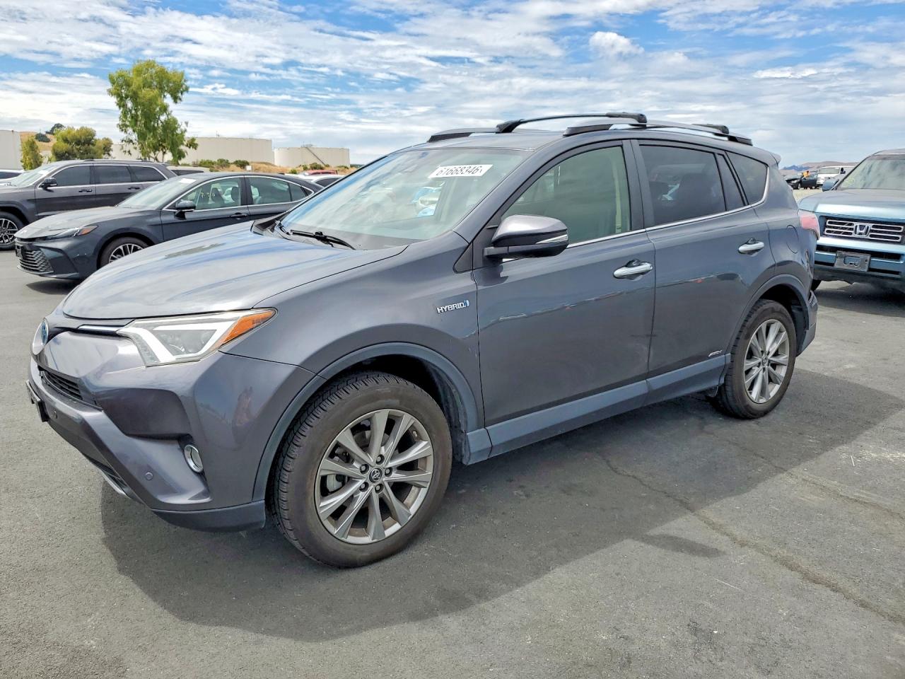 2017 Toyota RAV4 Limited, VIN JTMDJREV2HD080719 — Rear end