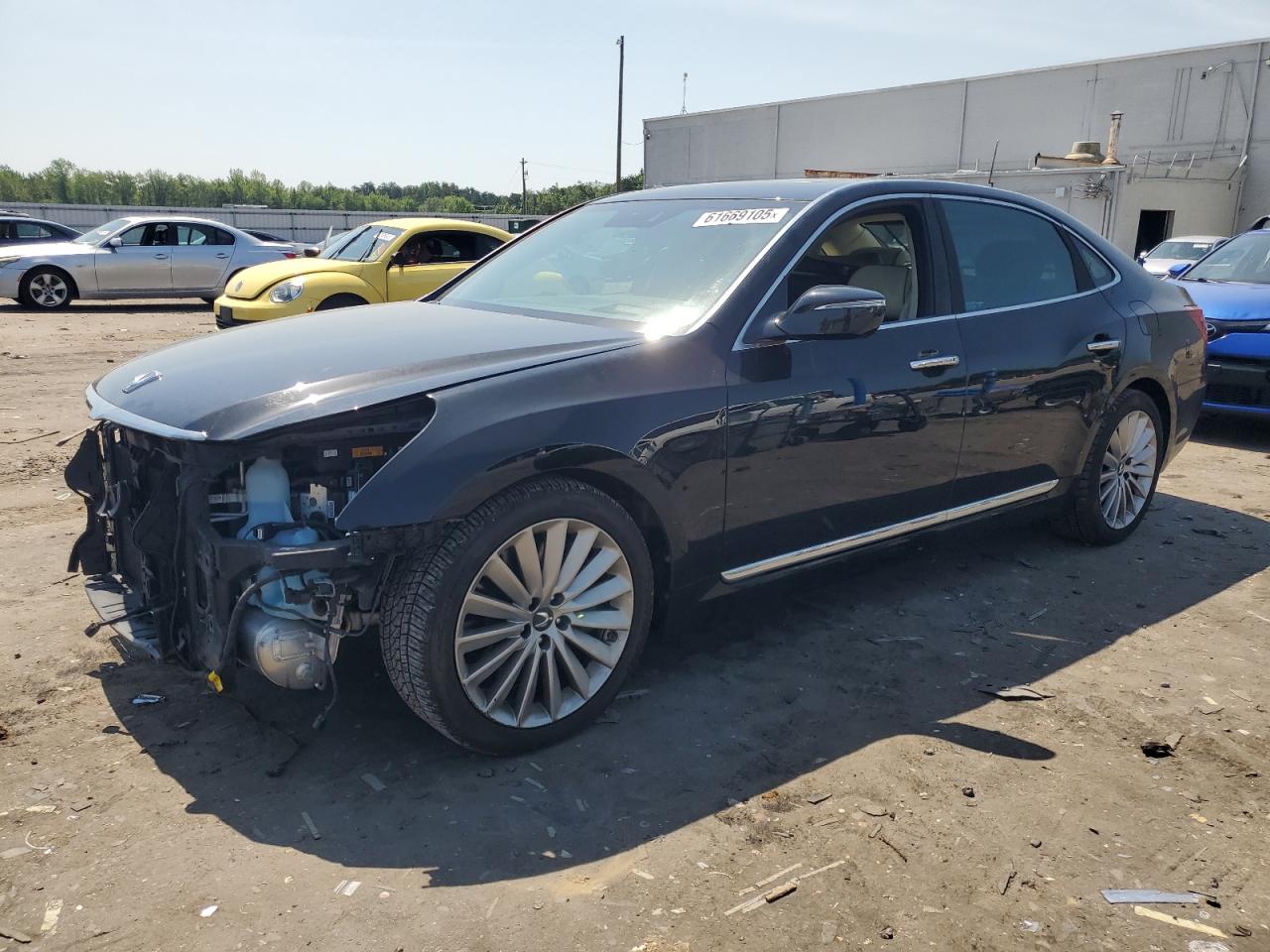 2016 Hyundai Equus Signature, VIN KMHGH4JH4GU101902 — Front end
