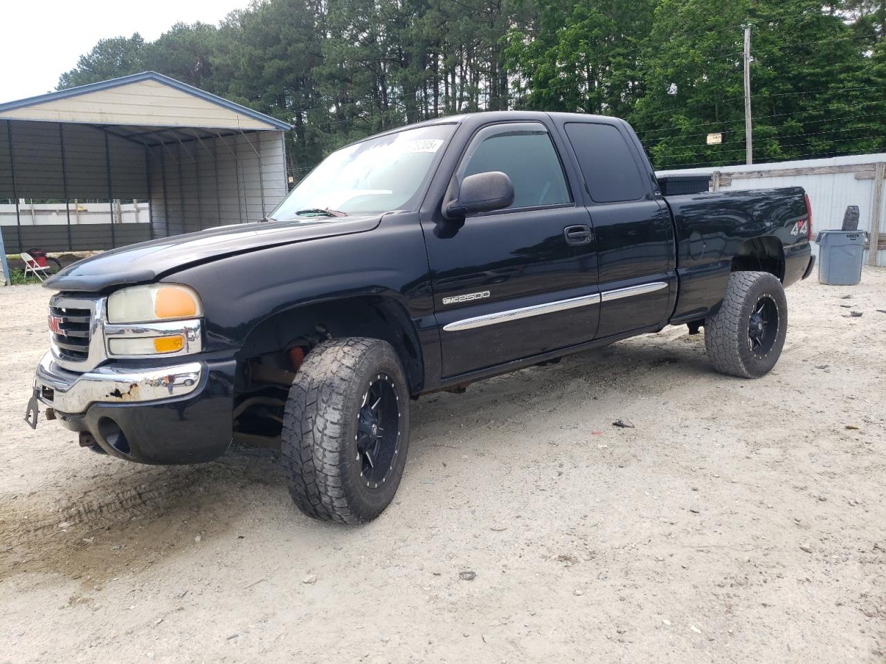 2003 GMC Sierra 2500 SLE, VIN 1GTGK29U53Z187195 — Front end