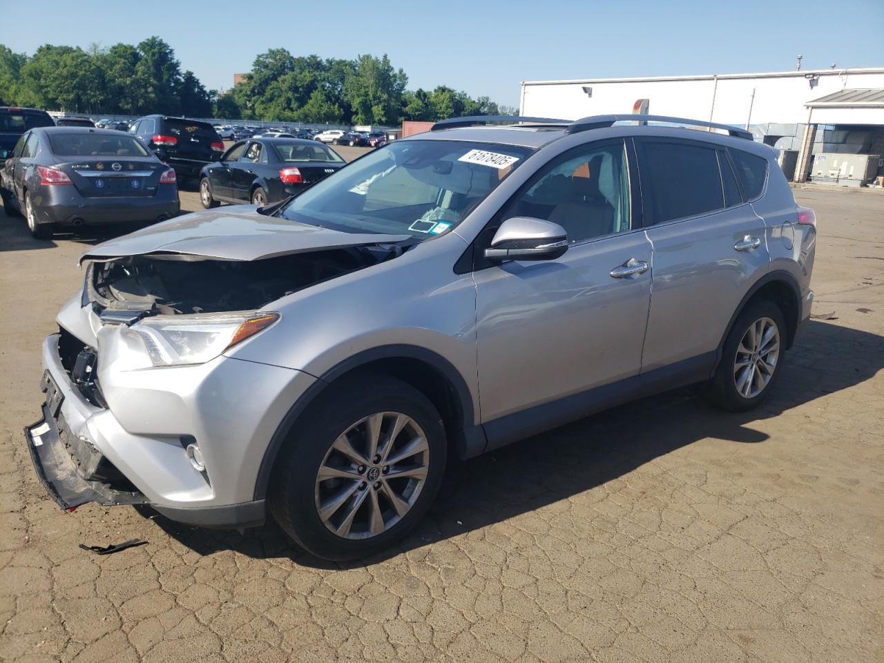 2017 Toyota RAV4 Limited, VIN 2T3DFREV5HW661958 — Front end