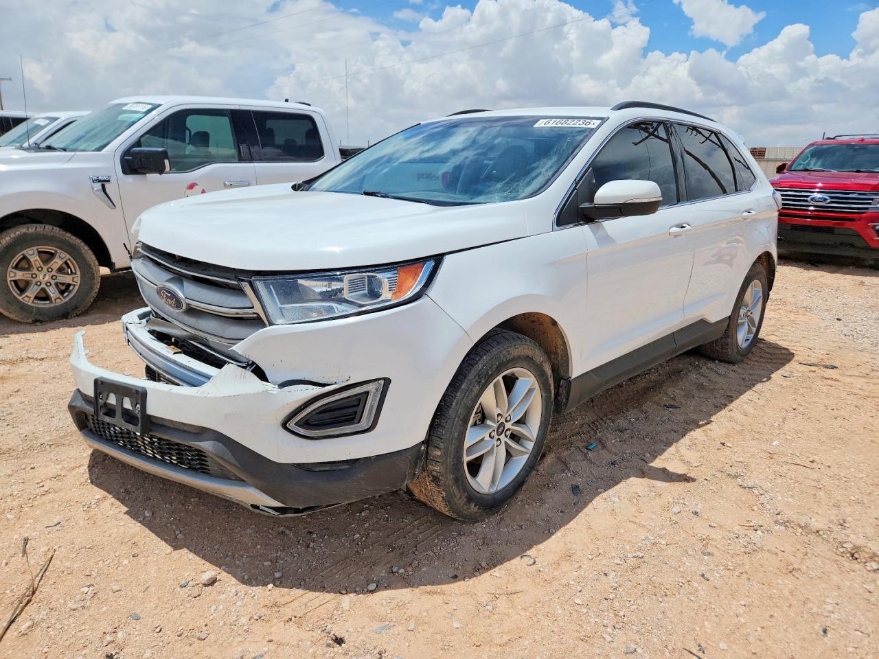 2017 Ford Edge SEL, VIN 2FMPK3J92HBB88341 — Front end