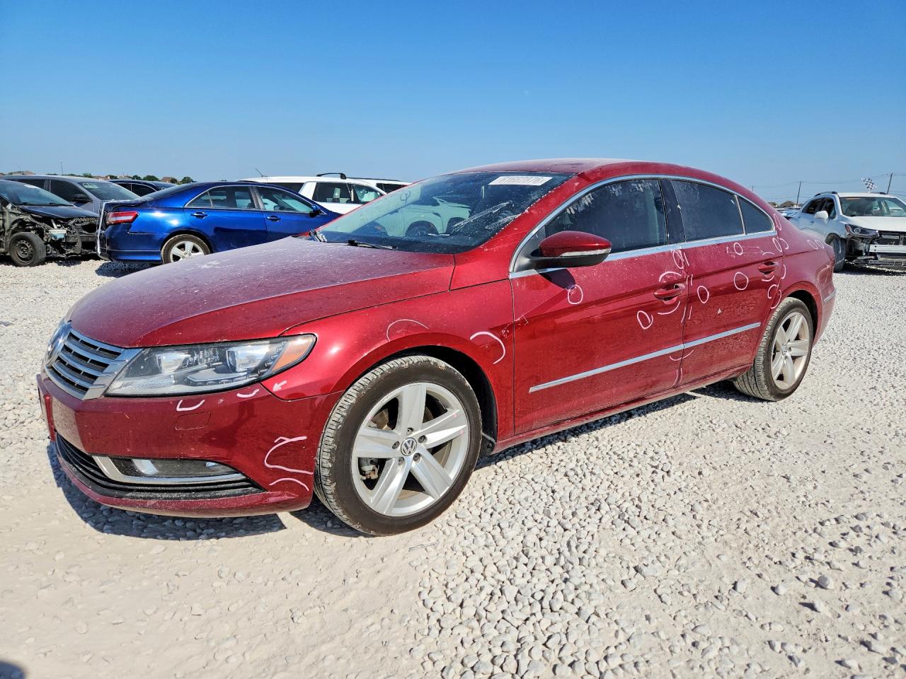 2014 Volkswagen CC Sport, VIN WVWBP7AN0EE528543 — Side