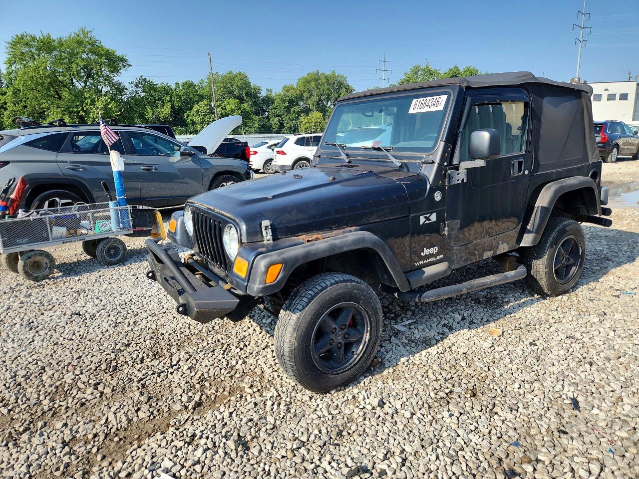 2006 Jeep Wrangler X, VIN 1J4FA39S86P750933 — Minor dents and scratches