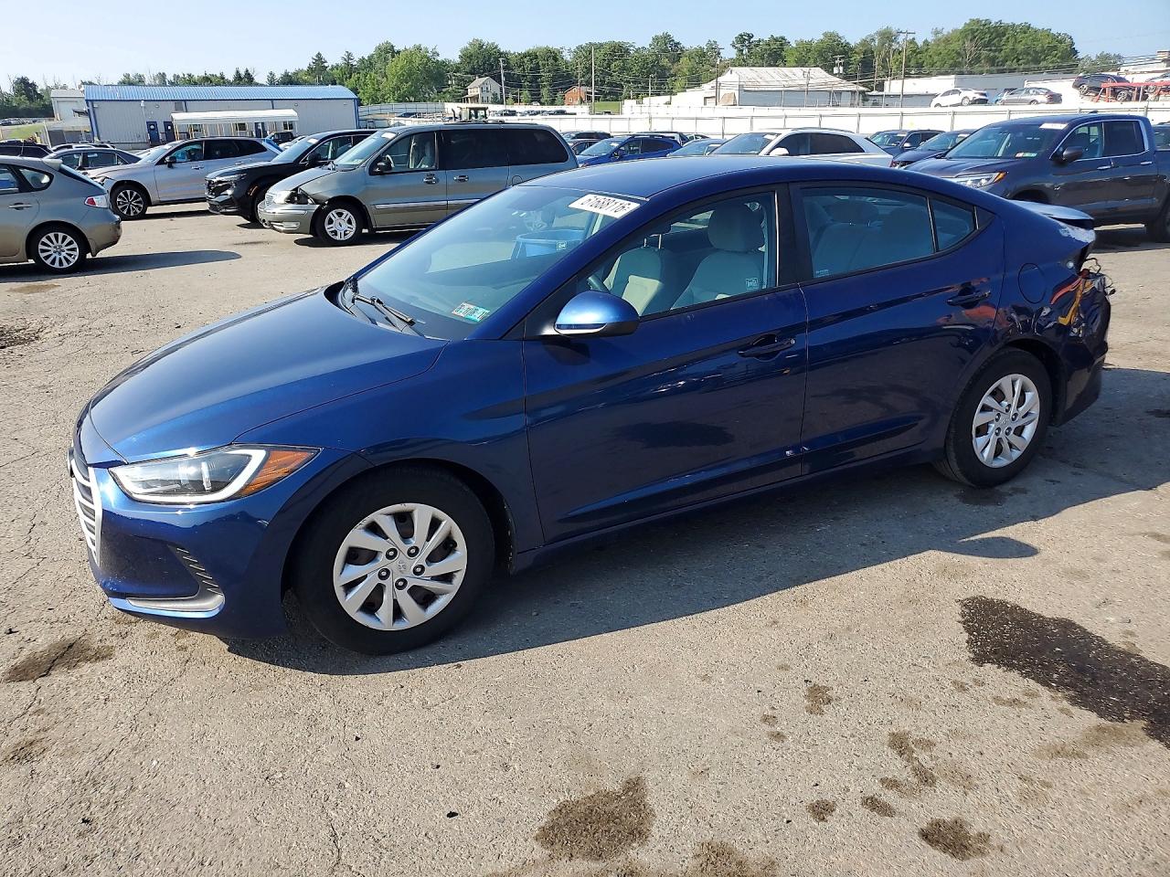 2018 Hyundai Elantra SE, VIN 5NPD74LF5JH353410 — Rear end