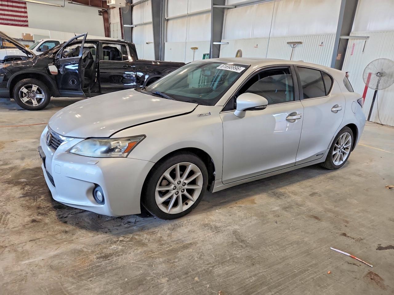 2011 Lexus CT 200h Premium, VIN JTHKD5BH8B2006602 — Hail