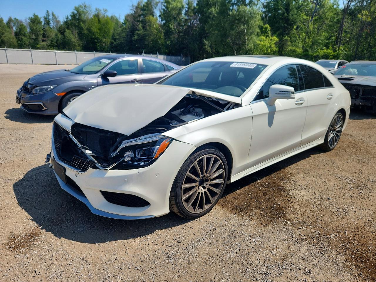 2015 Mercedes-Benz CLS 400, VIN WDDLJ6HB2FA144550 — Front end