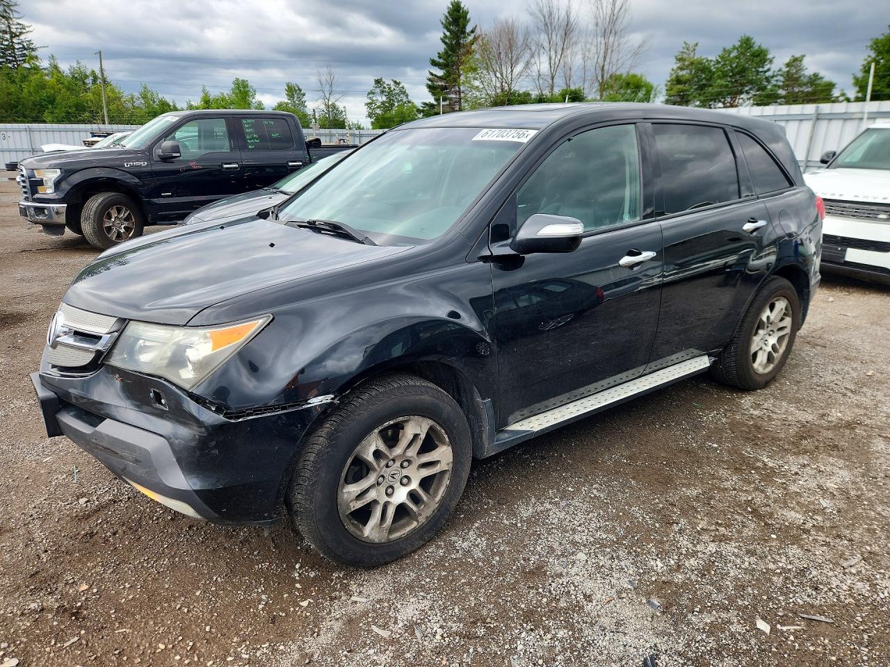2008 Acura MDX Sport, VIN 2HNYD28558H005389 — Front end