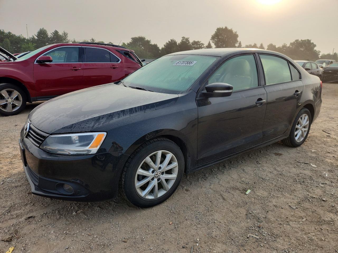 2012 Volkswagen Jetta SE, VIN 3VWDP7AJ5CM466180 — Normal wear