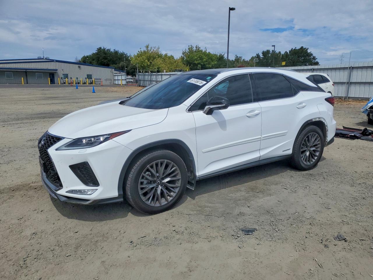 2022 Lexus RX 450h F Sport, VIN 2T2YGMDA4NC090481 — Side