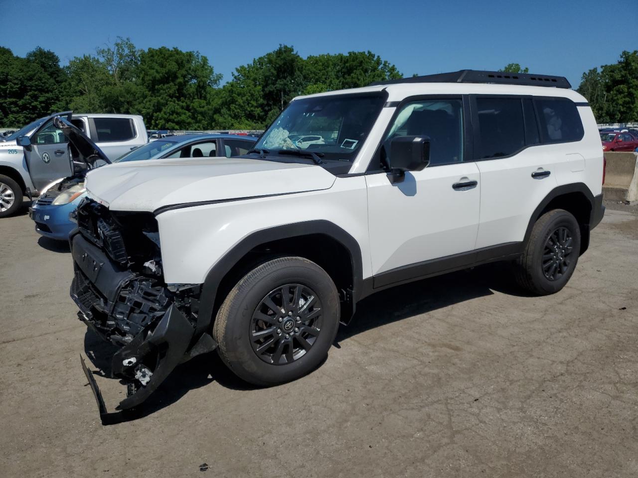 2025 Toyota Land Cruiser 1958 Edition, VIN JTEABFAJ4SK033174 — Front end