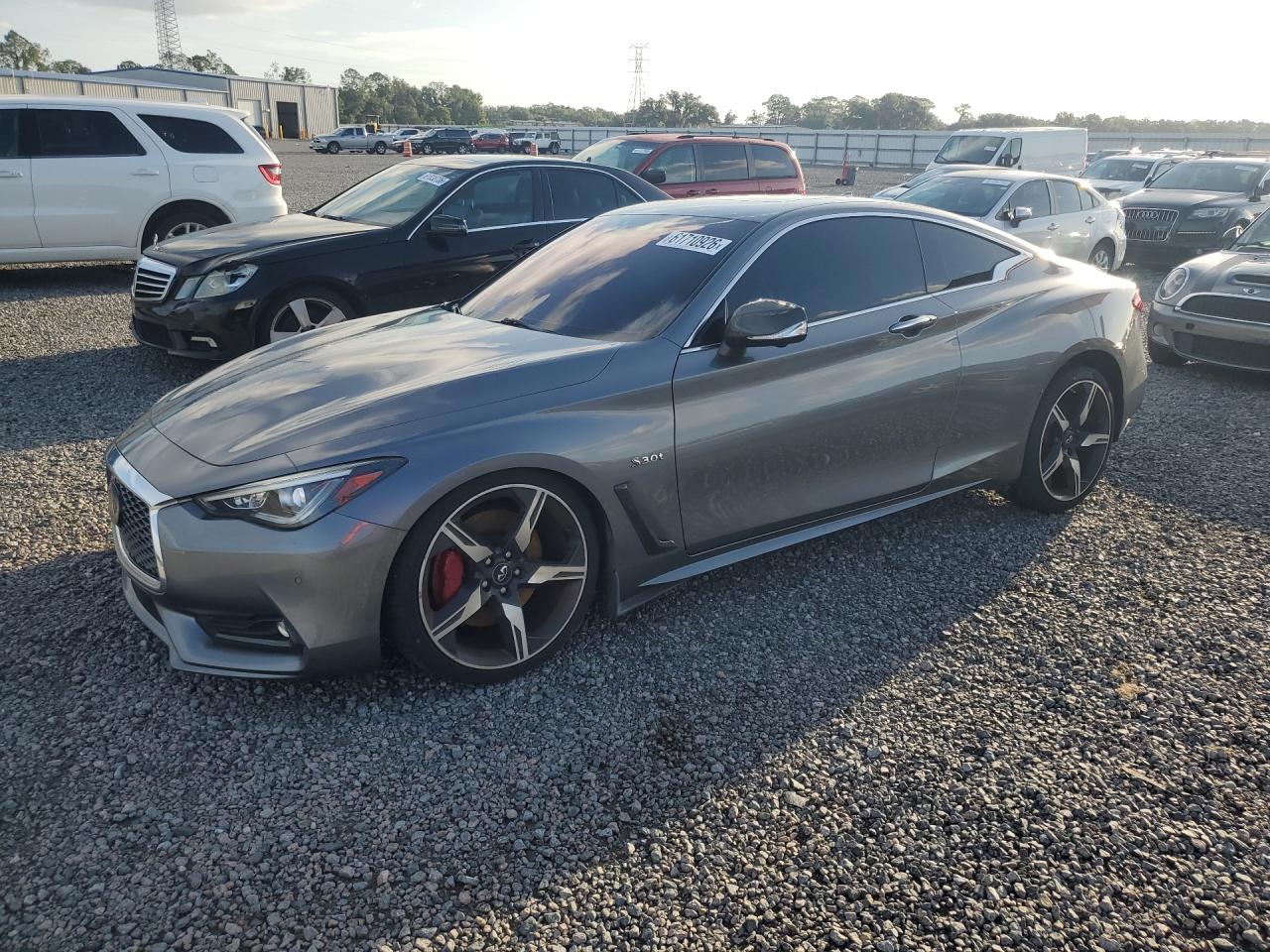 2019 Infiniti Q60 Red Sport 400, VIN JN1FV7EL2KM440856 — Front end