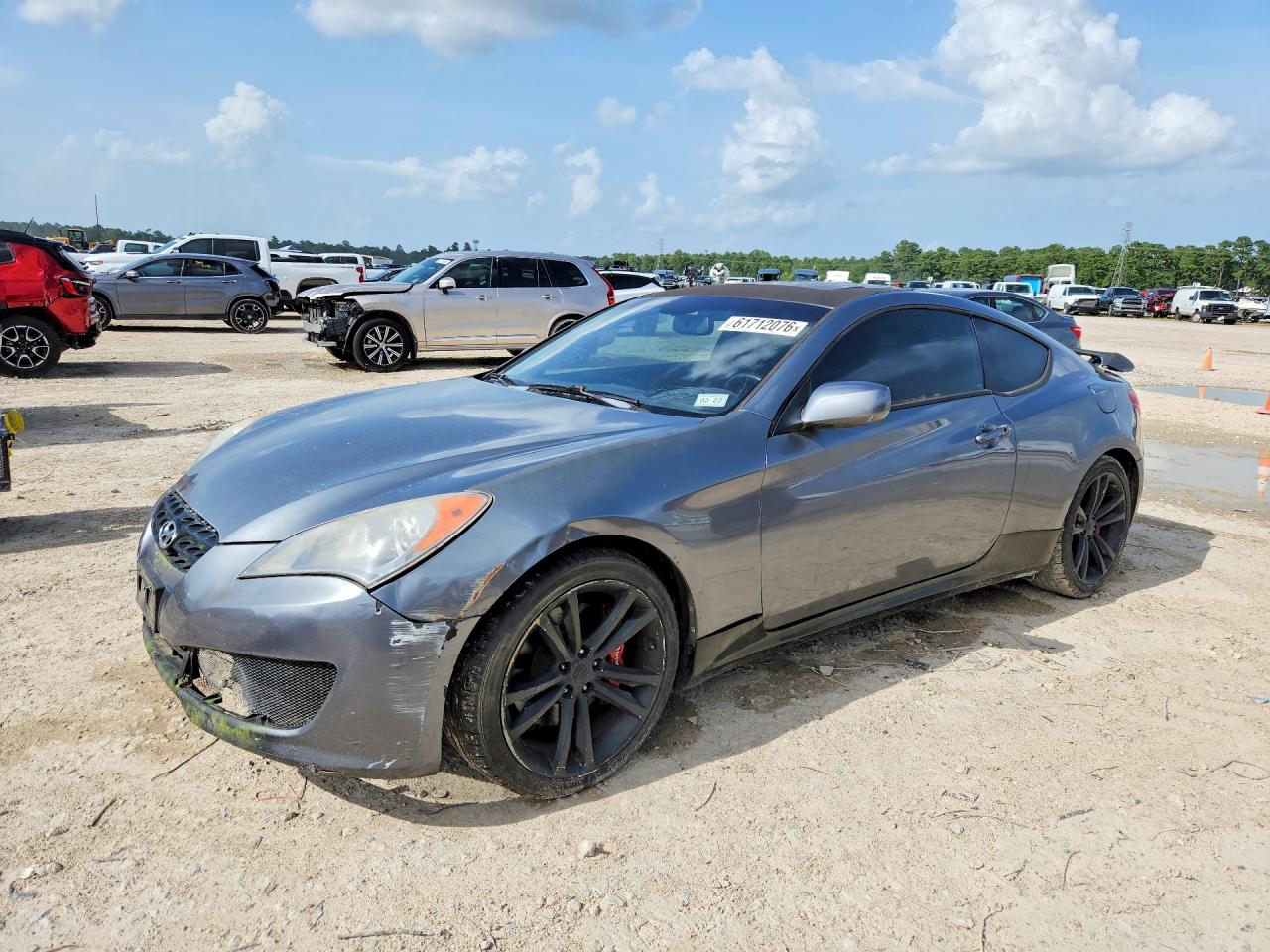 2010 Hyundai Genesis Coupe Premium, VIN KMHHT6KD4AU027429 — Water / flood