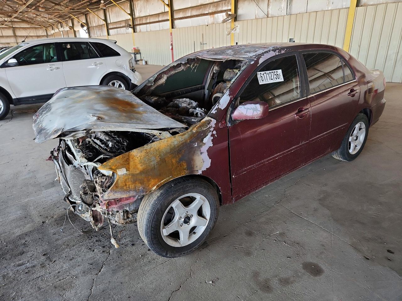 2006 Toyota Corolla CE, VIN JTDBR32E760082634 — Front end