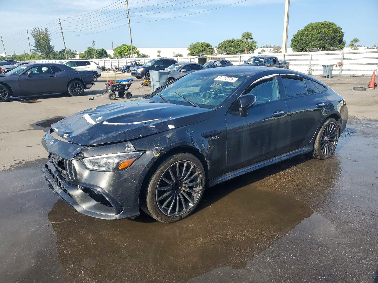 2021 Mercedes-Benz AMG GT 43, VIN W1K7X5KB2MA037076 — Front end