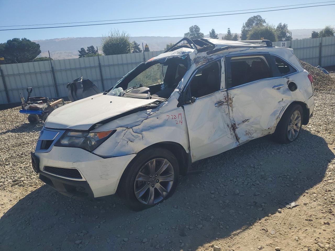 2011 Acura MDX Advance, VIN 2HNYD2H70BH537111 — All over