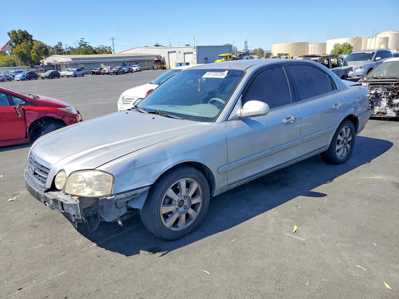 2006 Kia Optima LX, VIN KNAGD128265442248 — Перед
