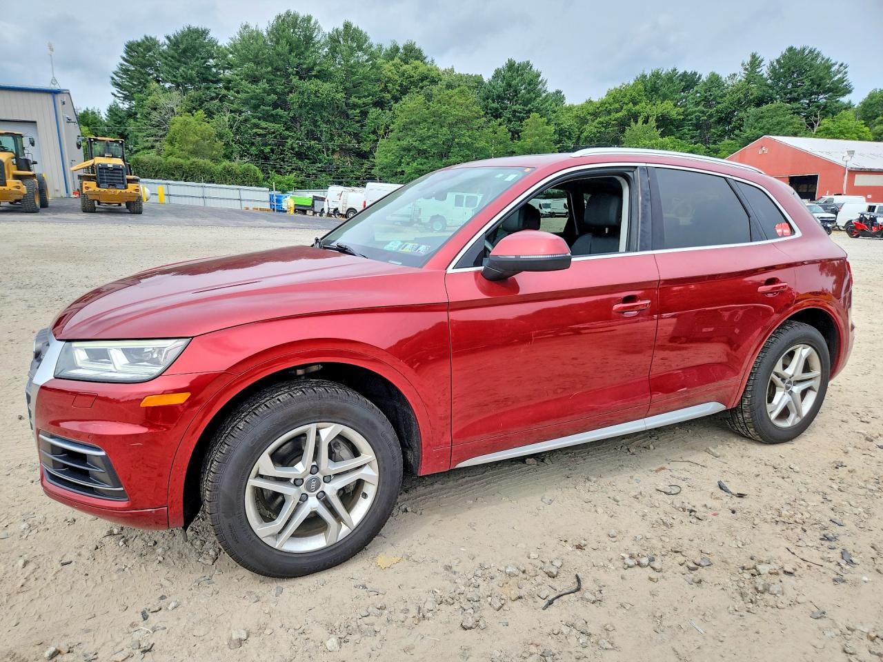 2018 Audi Q5 Premium Plus, VIN WA1BNAFY5J2022797 — Water / flood