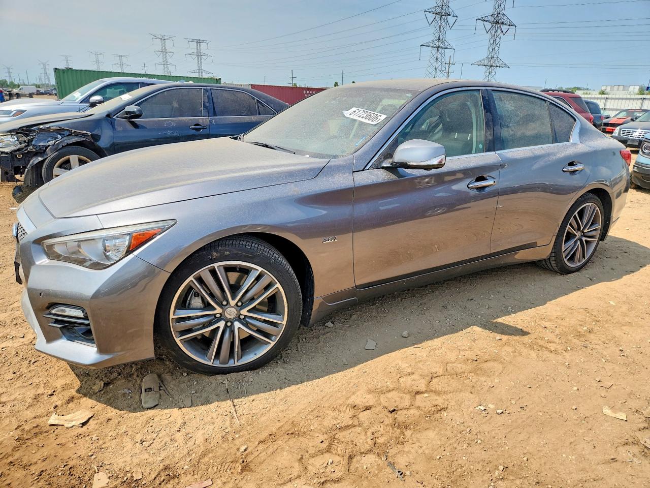2016 Infiniti Q50 Sport, VIN JN1EV7AR7GM342077 — Днище