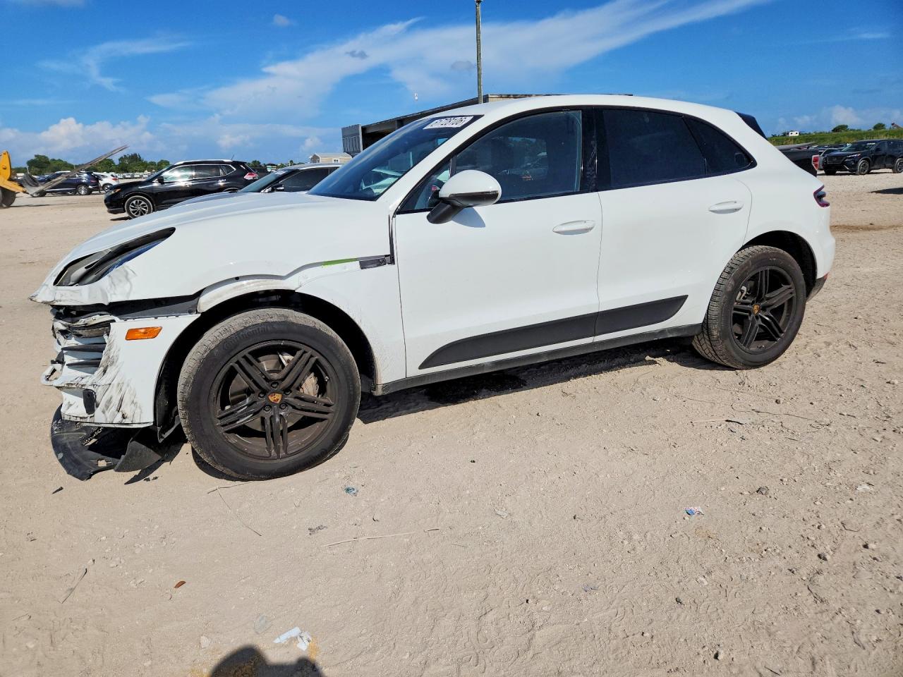 2018 Porsche Macan S, VIN WP1AB2A57JLB30800 — Front end