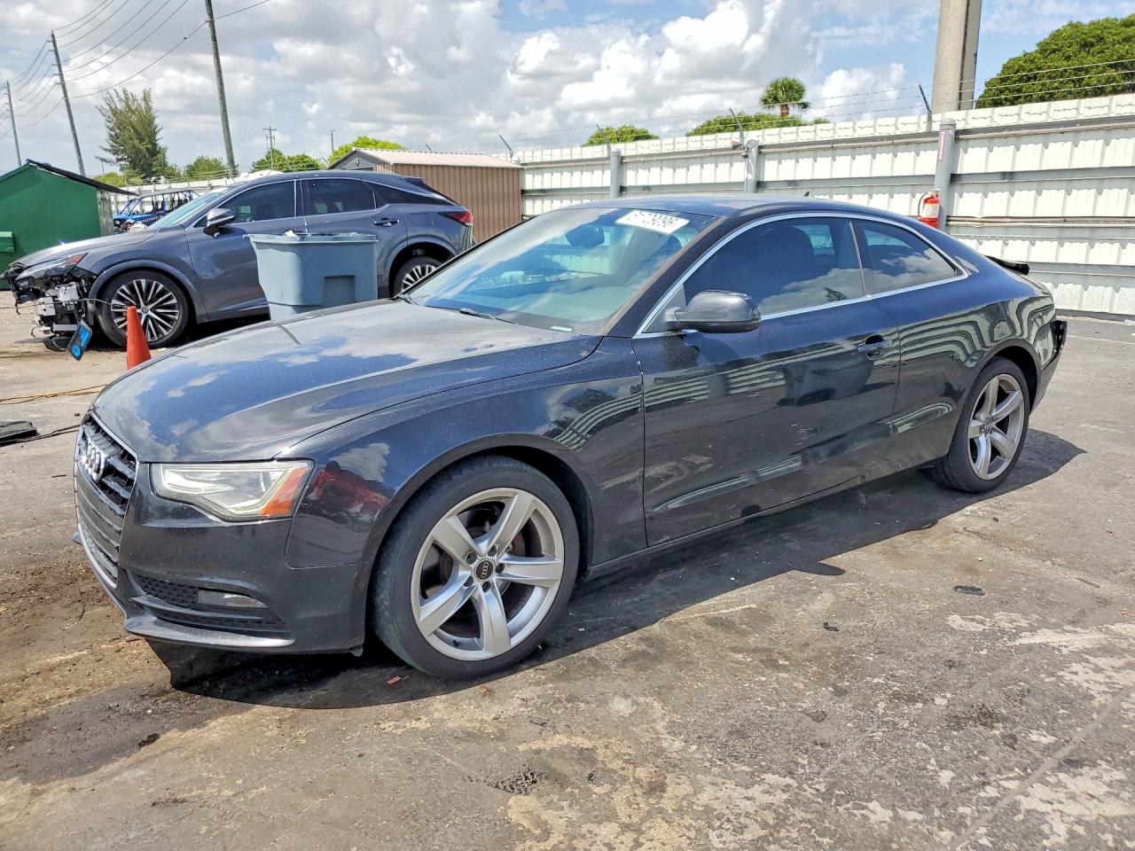 2014 Audi A5 Premium Plus, VIN WAULFAFRXEA005017 — Rear end