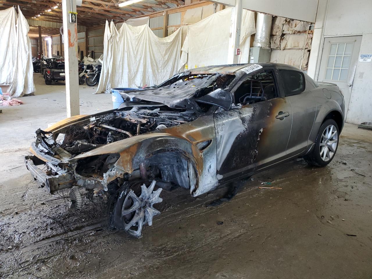 2009 Mazda RX-8, VIN JM1FE172X90400816 — Interior fire